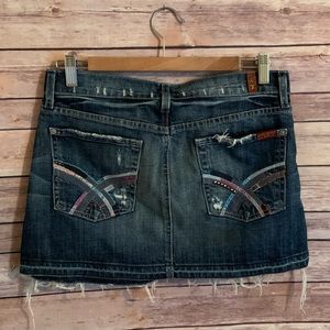 7 For All Mankind Jean skirt size 27